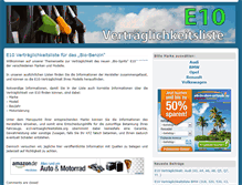 Tablet Screenshot of e10vertraeglichkeitsliste.org